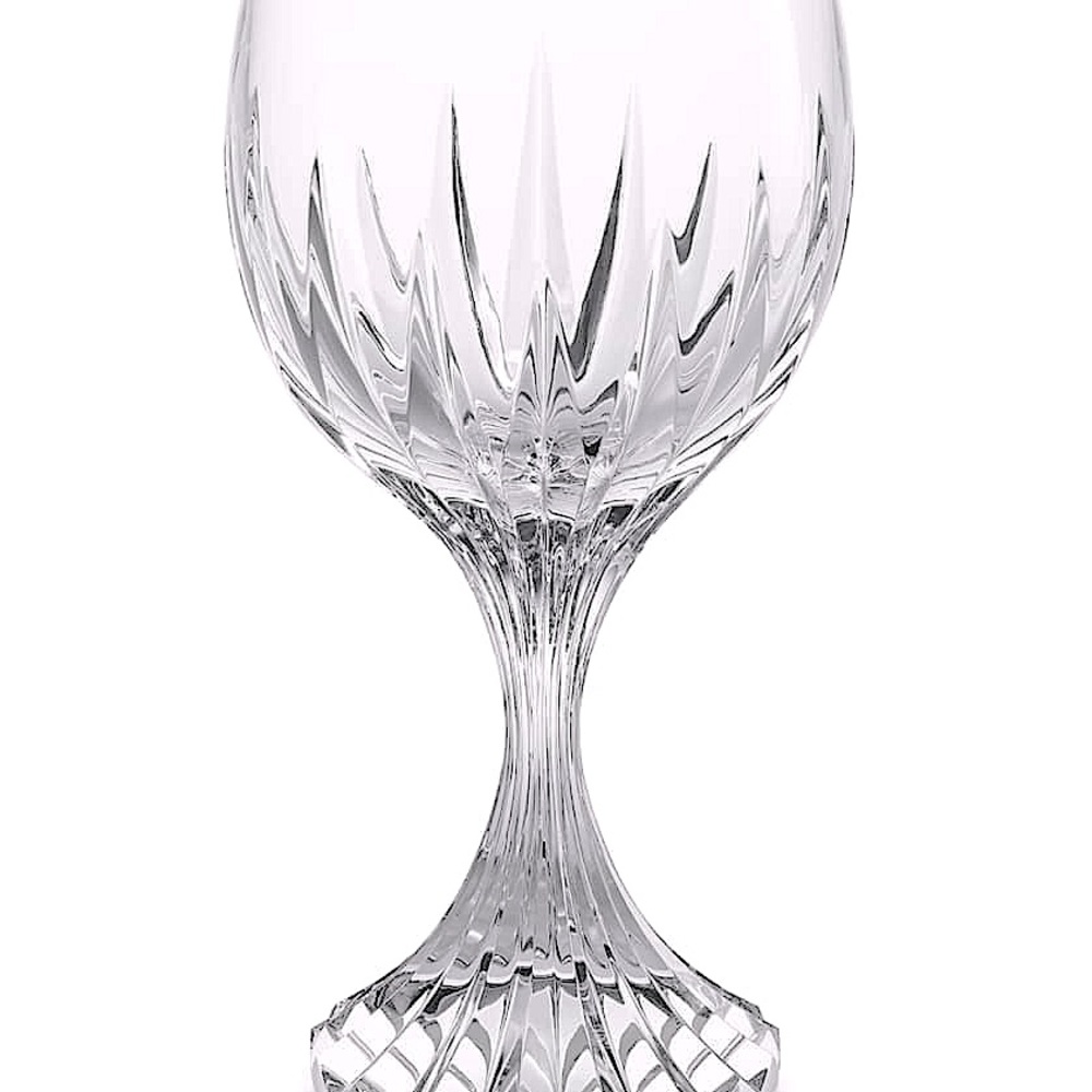 Crystal wine glasses